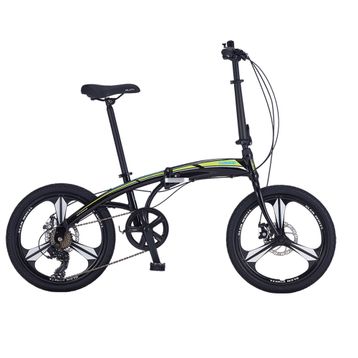 Salcano SLCN300 MD 20 Jant 6 Vites Siyah Sarı Katlanabilir Bisiklet