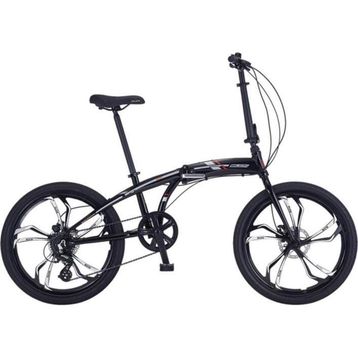 Salcano SLCN400 HD 24 Jant 8 Vites Koyu Petrol Katlanabilir Bisiklet