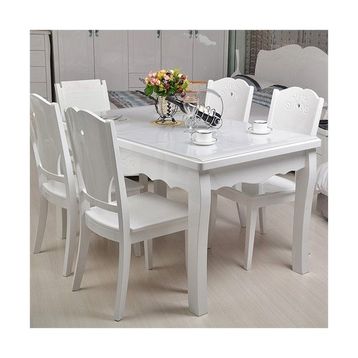 Salev Şeffaf Pvc Kalın 80x130 cm Masa Örtüsü