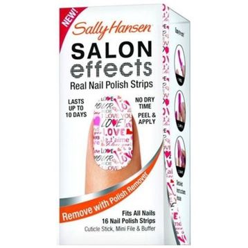 Sally Hansen 02 Salon Effects Desenli Tırnak Bantları