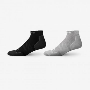 Salomon 160211404 Life Low 2p Siyah Gri Unisex Spor Çorap