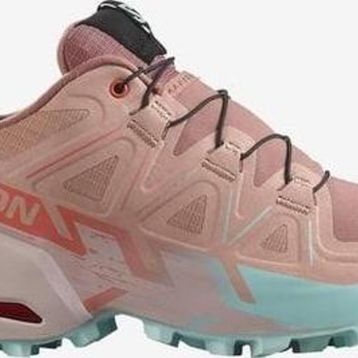 Salomon 477665 Speedcross 6 W Mahogany Rose Hushed Violet Iced Aqua Kadın Outdoor Ayakkabı