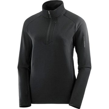 Salomon Essential Ltwarm Half Zip Siyah Kadın Polar