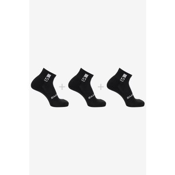 Salomon Evasion Ankle 3 Adet Siyah Çorap