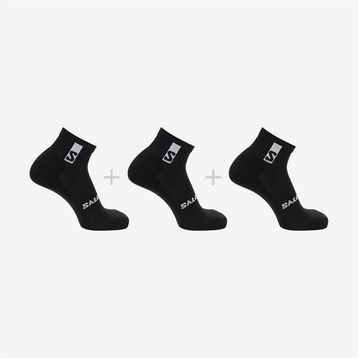 Salomon Evasion Ankle 3 Adet Siyah Çorap