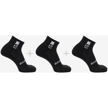 Salomon Evasion Ankle 3 Adet Siyah Çorap