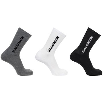 Salomon Everyday Crew 3 Pack Bej Gri Beyaz Çorap