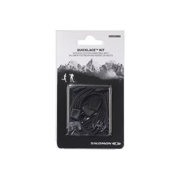 Salomon L32667200 Quiklace Siyah Unisex Bağcık