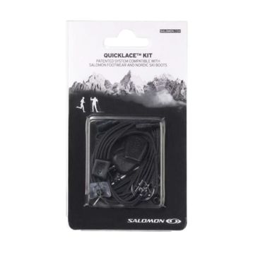 Salomon L32667200 Quiklace Siyah Unisex Bağcık