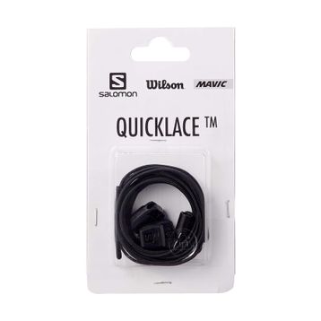 Salomon L32667200 Quiklace Siyah Unisex Bağcık
