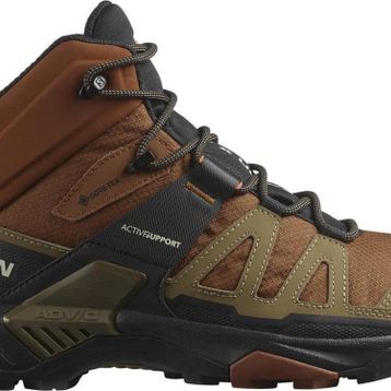 Salomon L47685400 Kahverengi X Ultra 4 Mid GTX Erkek Outdoor Ayakkabı
