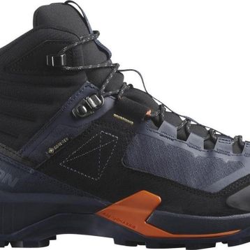 Salomon L47686500 X Ultra Alpine Mid GTX Siyah Mavi Erkek Outdoor Ayakkabı