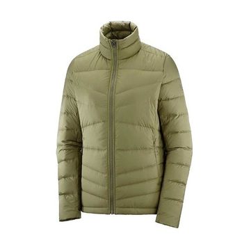 Salomon LC1389900 Yeşil Transition Down Jacket W Kadın Outdoor Ceketi