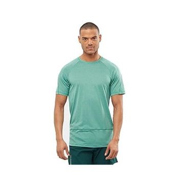 Salomon LC1869700 Yeşil CROSS RUN Erkek Koşu Tişörtü