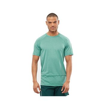 Salomon LC1869700 Yeşil CROSS RUN Erkek Koşu Tişörtü