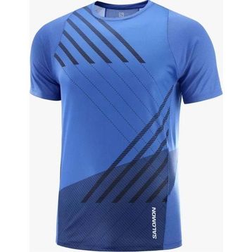 Salomon LC1872800 Mavi Sense Aero Erkek T-Shirt