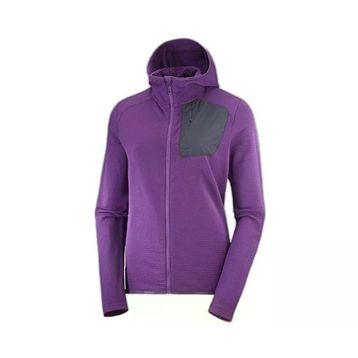 Salomon LC1946800 Mor ESSENTIAL LIGHTWARM Kadın Günlük Tişört