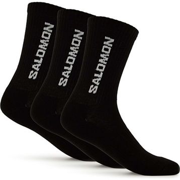 Salomon LC2086100 Everyday Crew 3 Pack Siyah Çorap