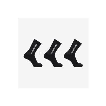 Salomon LC2086100 Everyday Crew 3 Pack Siyah Çorap