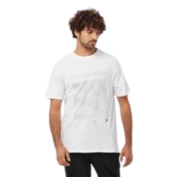 Salomon LC2246900 Graphic SS TEE M Beyaz Erkek T-shirt