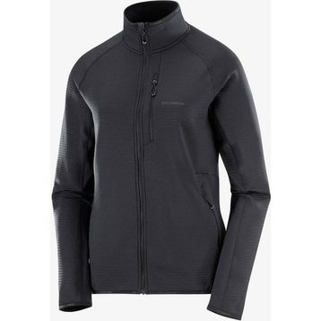 Salomon LC2445900 Siyah Essential Lightwarm Tam Fermuar Kadın Polar