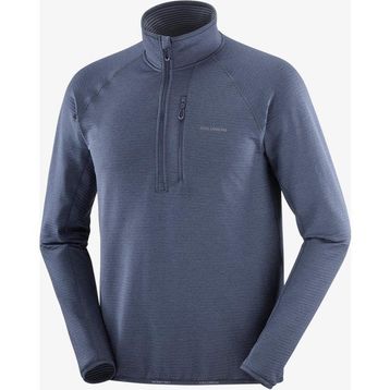 Salomon LC2645900 Lacivert Essential Lightwarm Yarım Fermuar Erkek Polar