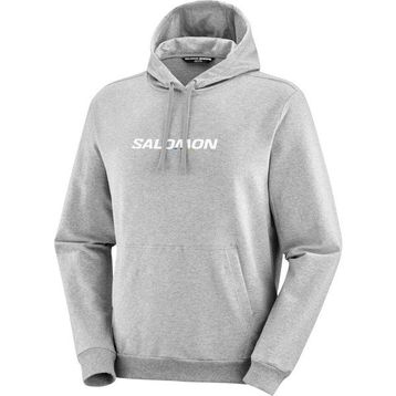 Salomon Logo Performance Gri Erkek Sweatshirt