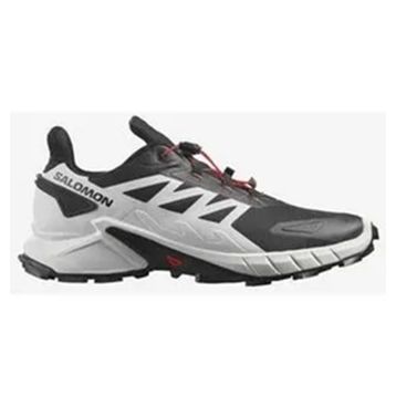 Salomon Supercross 4 Black White Fiery Red Outdoor Erkek Trekking Ayakkabısı