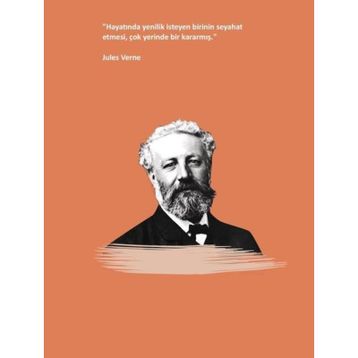 Salon Edebiyat Ciltli Jules Verne Defter