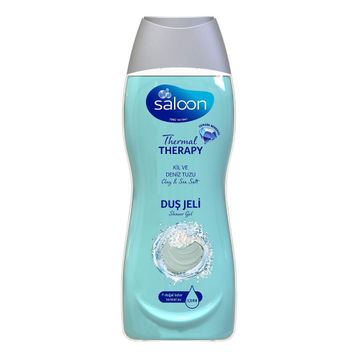 Saloon 450 ml Thermal Therapy Besleyici Kil Deniz Tuzu Duş Jeli