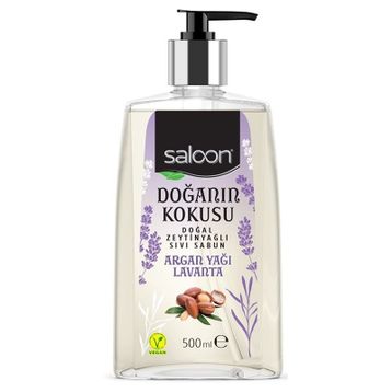 Saloon Doğanın Kokusu Argan Yağı Lavanta 500 ml 2'li Sıvı Sabun