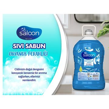 Saloon Okyanus Ferahlığı 3 lt Sıvı Sabun