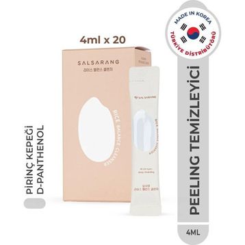 Salsarang Rice Balance Cleanser 20 pcs 4 ml Peeling Etkili Gözenek Temizleyici