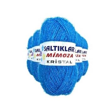 Saltıklar 03 5 Adet Mimoza Kristal Işıltılı Şal Patik Yelek İpi