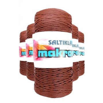 Saltıklar 2060 Taba 100 gr 5 Adet Polyester Makrome İpi