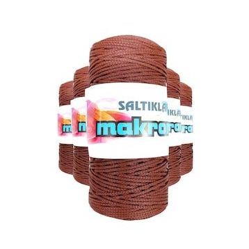 Saltıklar 2060 Taba 100 gr 5 Adet Polyester Makrome İpi