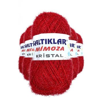 Saltıklar 25 5 Adet Mimoza Kristal Işıltılı Şal Patik Yelek İpi