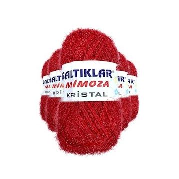 Saltıklar 25 5 Adet Mimoza Kristal Işıltılı Şal Patik Yelek İpi
