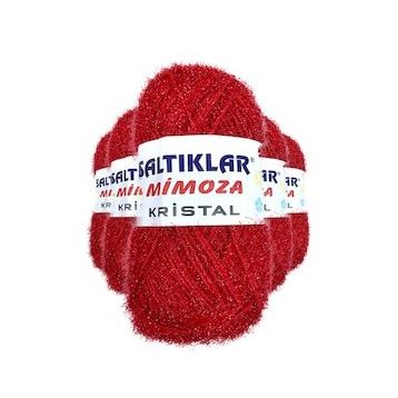 Saltıklar 25 5 Adet Mimoza Kristal Işıltılı Şal Patik Yelek İpi