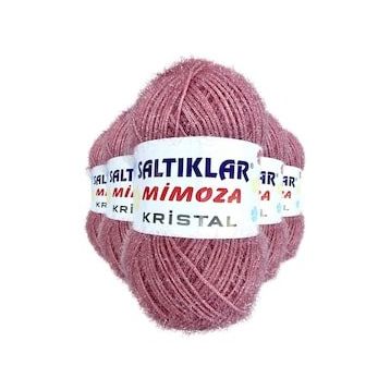 Saltıklar 28 5 Adet Mimoza Kristal Işıltılı Şal Patik Yelek İpi