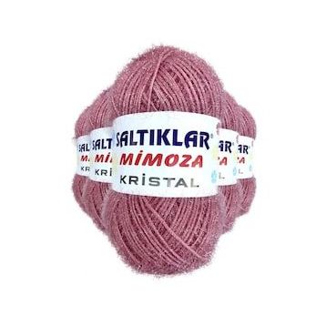 Saltıklar 28 5 Adet Mimoza Kristal Işıltılı Şal Patik Yelek İpi