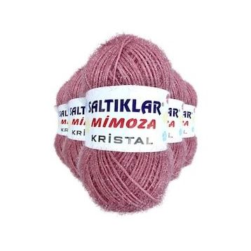 Saltıklar 28 5 Adet Mimoza Kristal Işıltılı Şal Patik Yelek İpi