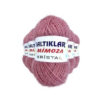 Saltıklar 28 5 Adet Mimoza Kristal Işıltılı Şal Patik Yelek İpi