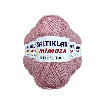 Saltıklar 38 5 Adet Mimoza Kristal Işıltılı Şal Patik Yelek İpi