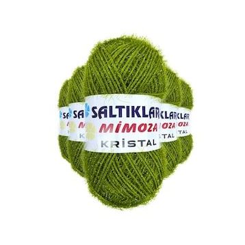 Saltıklar 44 5 Adet Mimoza Kristal Işıltılı Şal Patik Yelek İpi
