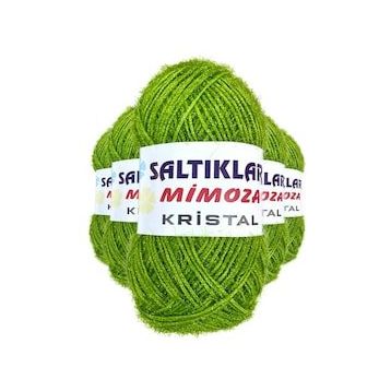 Saltıklar 47 5 Adet Mimoza Kristal Işıltılı Şal Patik Yelek İpi