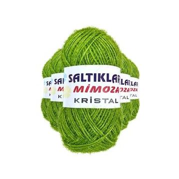 Saltıklar 47 5 Adet Mimoza Kristal Işıltılı Şal Patik Yelek İpi