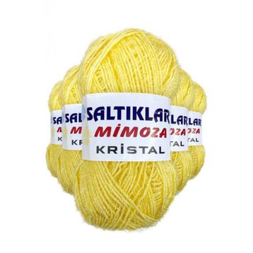 Saltıklar 48 5 Adet Mimoza Kristal Işıltılı Şal Patik Yelek İpi