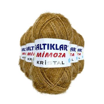 Saltıklar 54 5 Adet Mimoza Kristal Işıltılı Şal Patik Yelek İpi