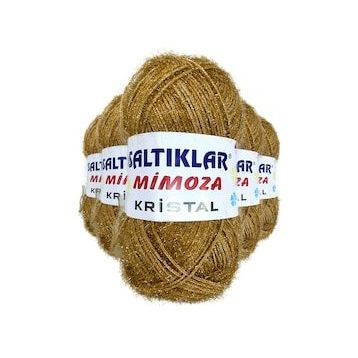 Saltıklar 54 5 Adet Mimoza Kristal Işıltılı Şal Patik Yelek İpi